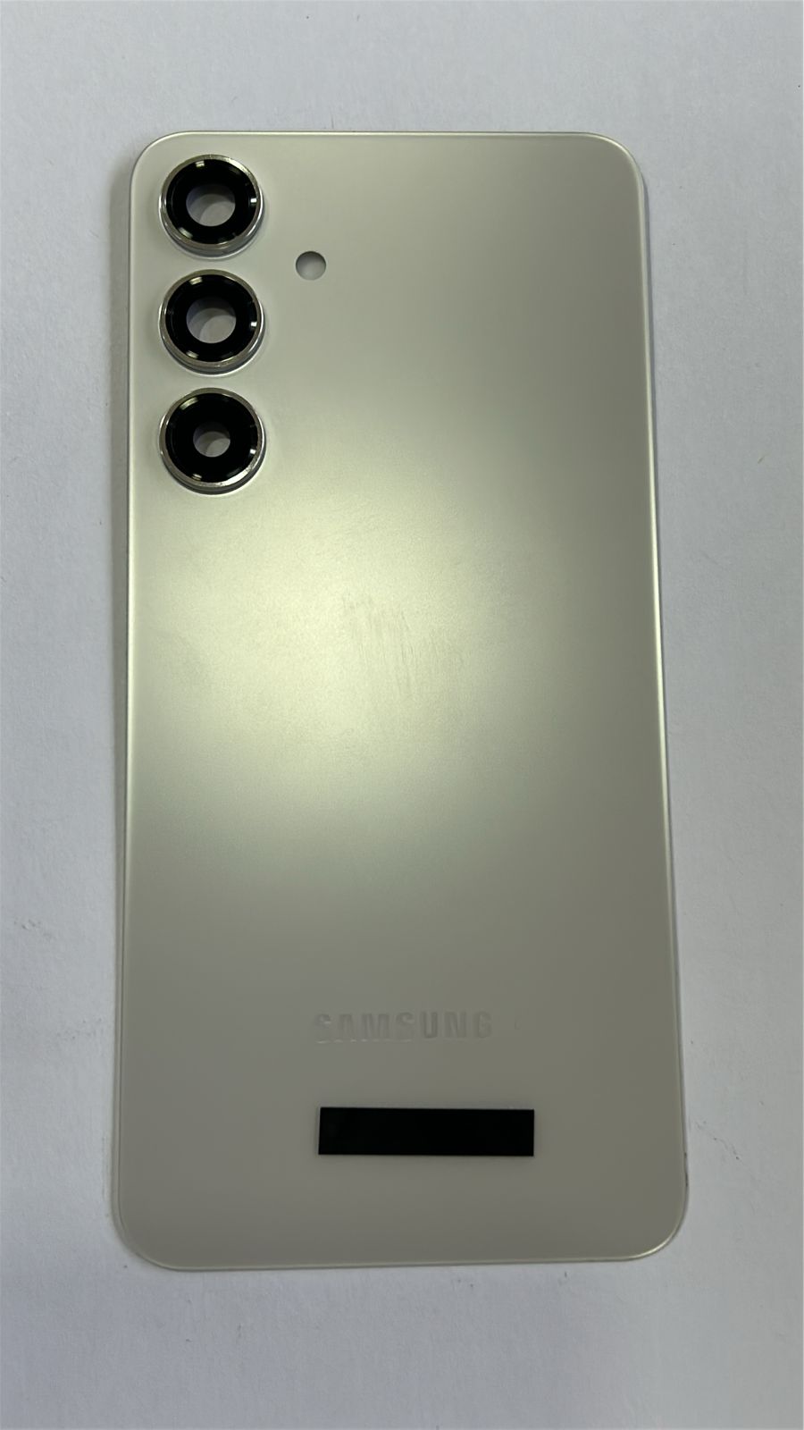 Tapa Samsung S24 Plus Titanio Original con lente de camara